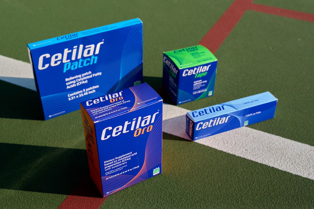 Cetilar products on soccer field