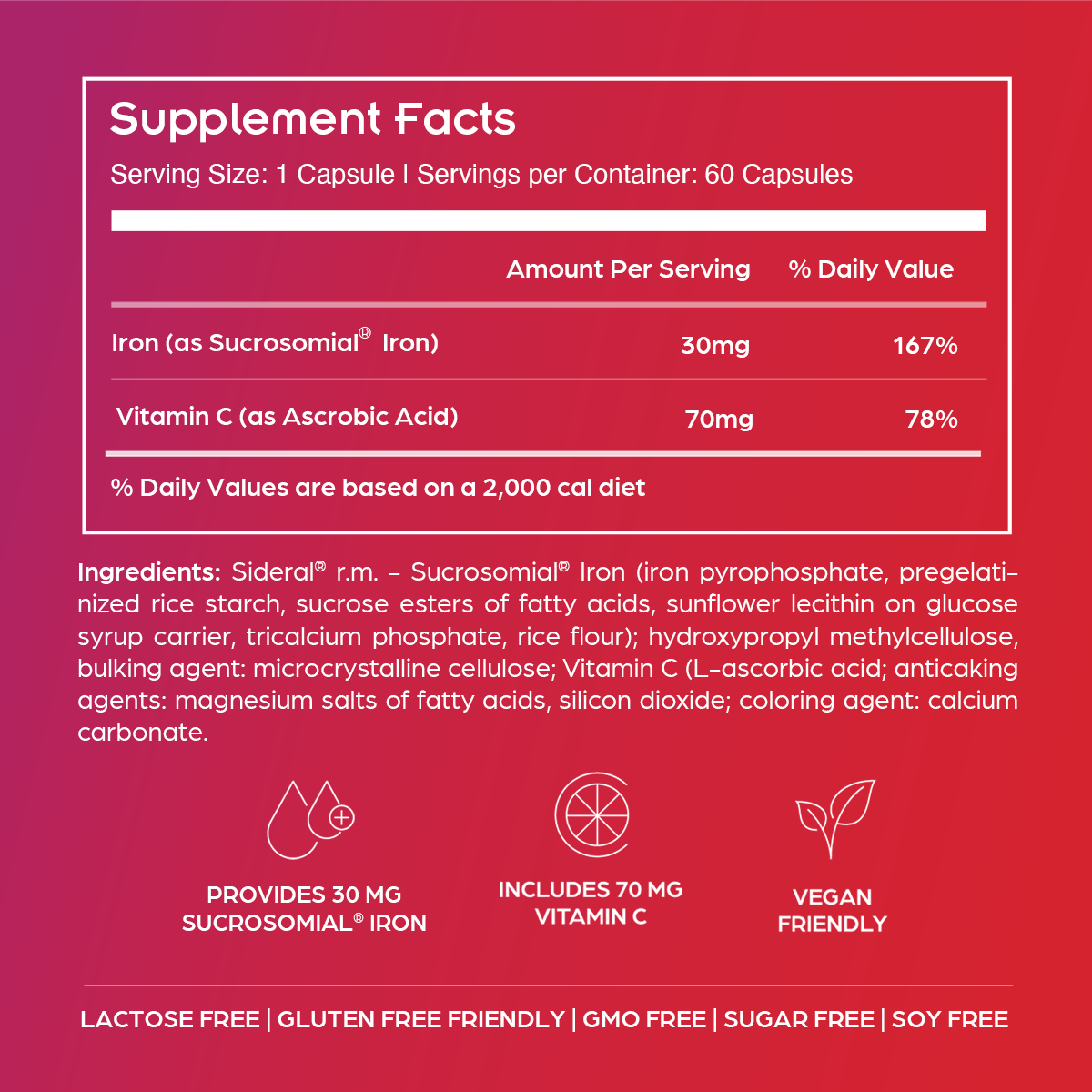 Sucrosomial® Iron 60 Capsules
